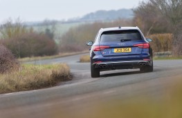 Audi S4 Avant, rear, action