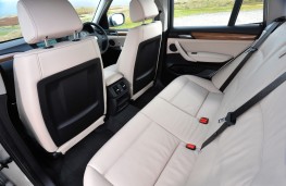 BMW X3, rear seats