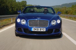 Bentley Continental GTC, head-on