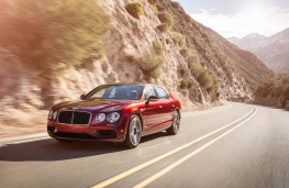 Bentley Flying Spur V8 S, 2016, front, action