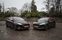 Ford Focus Black Edition with Ford Fiesta Black Edition