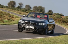BMW M240i Convertible, action front 2