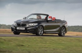 BMW M240i Convertible, action front  