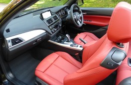 BMW M240i Convertible, front seats