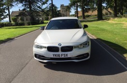 BMW 330e Sport Saloon, front, static