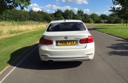 BMW 330e Sport Saloon, rear