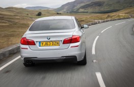 BMW 518d SE saloon, rear