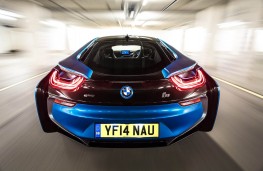 BMW i8, full rear action 