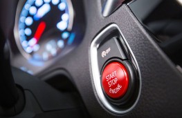 BMW M2 Competition stop-start button