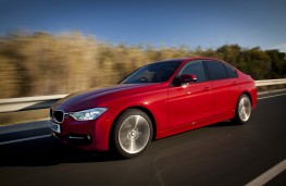 BMW 320d Sport, side, action