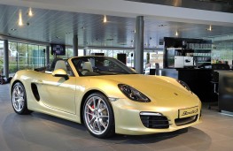 Porsche Boxster, front