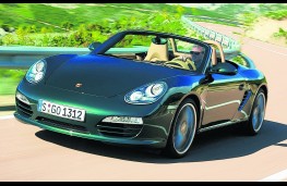 Porsche Boxster, top down