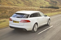 Jaguar XF Sportbrake, rear, action