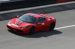 Ferrari 458, Bridgestone tyre testing, Aprilia