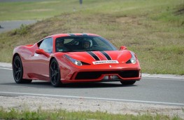 Ferrari 458, Bridgestone tyre testing, Aprilia