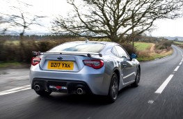 Subaru BRZ, 2017, rear, action