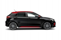 Kia Rio Pulse, 2017, black, side