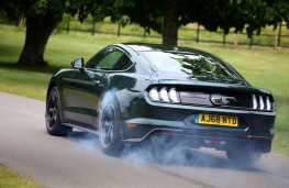 Ford Mustang Bullitt, rear, action