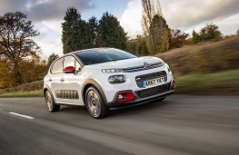 Citroen C3, 67 plate, front, action