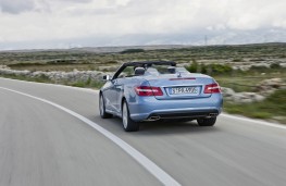 Mercedes E-Class Cabrio, rear, action