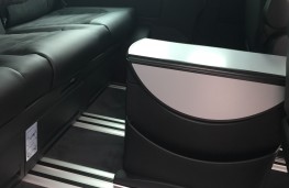 Volkswagen Caravelle 2015, table, folded