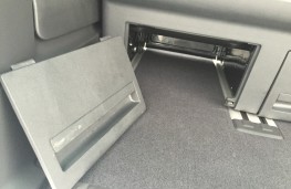 Volkswagen Caravelle 2015, underseat compartment, rear