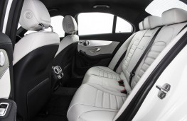 Mercedes C-Class, rear seats
