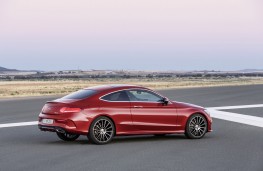 Mercedes C-Class Coupe 2015, rear, static