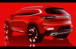Chery SUV, sketch