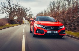 Honda Civic 1.0 VTEC, 2017, front, action