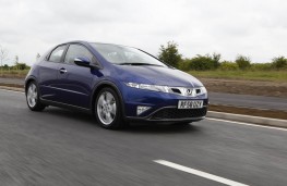 Honda Civic, front, action