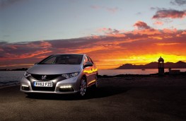 Honda Civic Type R GT, front, hill climb