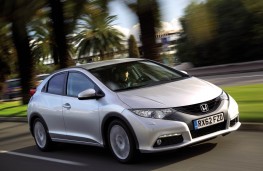 Honda Civic 1.6 i-DTEC, front, action