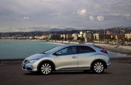 Honda Civic Type R GT, side, action, hill climb