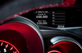 Honda Civic Type R, lap timer