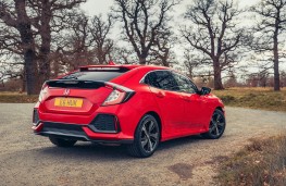 Honda Civic, 2017, rear, static