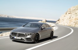 Mercedes-Benz CLS, 2018, front, action