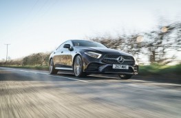 Mercedes-Benz CLS 450, 2019, front, action