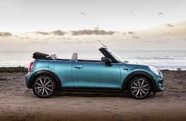 MINI Cooper Convertible, 2016, side, roof down