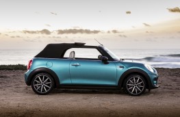 MINI Cooper Convertible, 2016, side, roof up