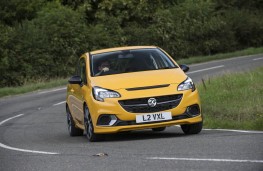 Vauxhall Corsa GSi, 2018, front, action