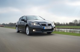 Lexus CT 200h, front, action