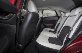 Mazda CX-3, red, rear seats