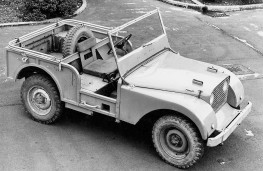 Land Rover Defender, centre steer prototype