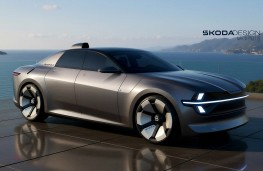 Skoda 100 design study, 2025, front