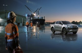 Isuzu D-Max, 2025, front, at port