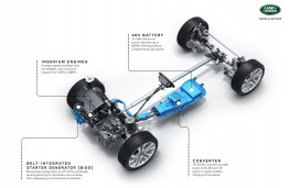 Land Rover Discovery Sport, 2019, mild hybrid cutaway