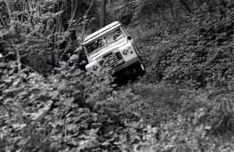 Land Rover Series 3 on Spen King's Hill, Eastnor Castle, 1974