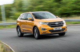 Ford Edge, gold, front