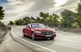 Mercedes-Benz E-Class Coupe, 2017, front, action